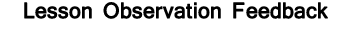Lesson Obs